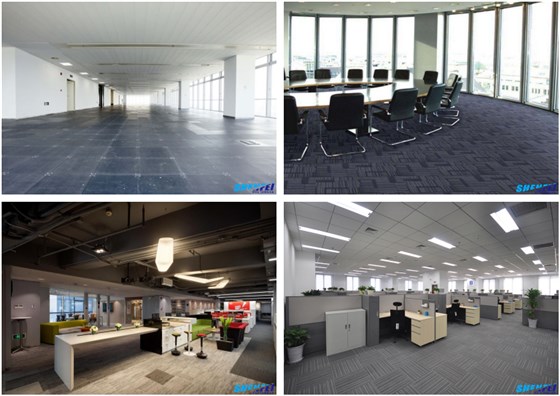 OA600網(wǎng)絡架空地板安裝效果